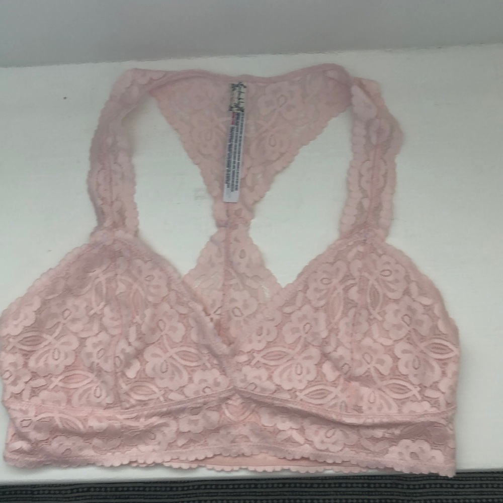 Pink Free People bralette